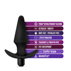 Anal Adventures Platinum Vibrating Butt Plug