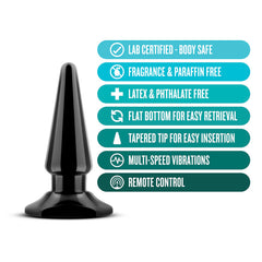 Anal Adventures Basic Vibrating Anal Pleaser Butt Plug