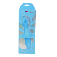 Maia SIENNA - Blue - Blue 15.2 cm USB Rechargeable Fluttering Bullet