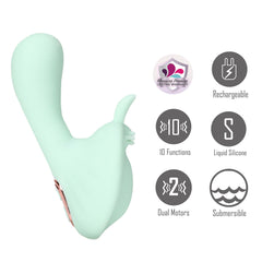 Maia AVERI - Green - Green USB Rechargeable Vibrator