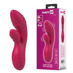 Party Up DALIDA - Pink - Pink 16.2 cm USB Rechargeable Rabbit Vibrator