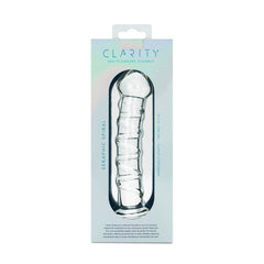 Clarity - Seraphic Spiral - Clear 16 cm Glass Dildo