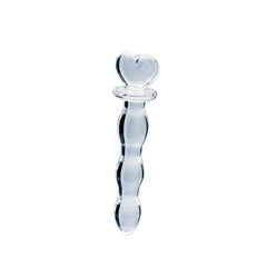 Clarity - Hera's Cascade - Clear 15 cm Glass Dildo