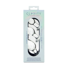 Clarity - Utopian Trinity - Clear Glass Butt Plugs - Set of 3 Sizes