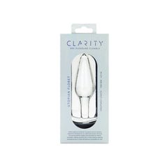 Clarity - Utopian Floret - Clear 11 cm Glass Butt Plug