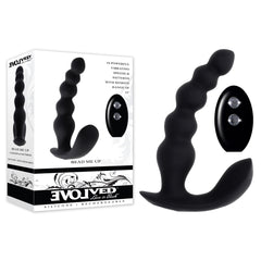 Evolved BEAD ME UP - Black 16.8 cm USB Rechargeable Vibrating Anal Beads with Wireless Remote