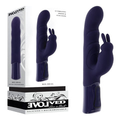 Evolved BIG DEAL - Purple 25.7 cm USB Rechargeable Rabbit Vibrator