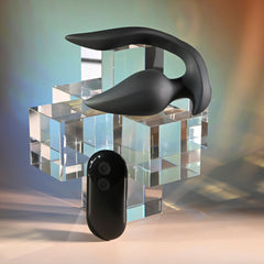 Evolved THE GENIE - Vibrating Butt Plug with Wireless Remote Black 11.2 cm USB Rechargeable