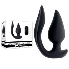 Evolved THE GENIE - Vibrating Butt Plug with Wireless Remote Black 11.2 cm USB Rechargeable