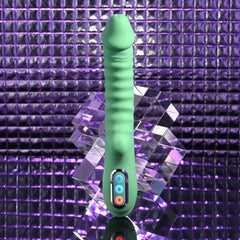 Evolved FULL THROTTLE Vibrator - Mint Green 24.1 cm USB Rechargeable