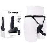 Evolved COME CLOSER - Black USB Rechargeable Vibrating Strap-On with Remote