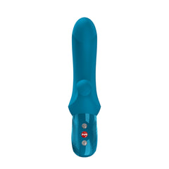 Fun Factory BI STRONIC CURVE Aquamarine - Aquamarine USB-C Rechargeable Thrusting Vibrator