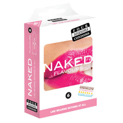 Naked Flavours Condoms 6's 54mm