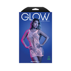 GLOW Magnetism Dress - OS - Glow In Dark Pink - One Size