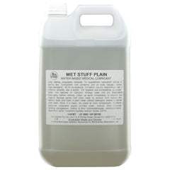 Wet Stuff Plain Water Based Lubricant with Vitamin E - 5 kg Bottle