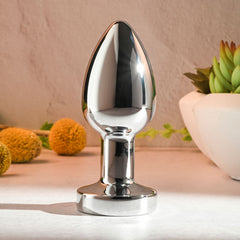 Gender X ROCKIN METAL PLUG XL Vibrating Butt Plug