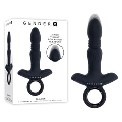 Gender X SLAYER Thrusting Anal Vibrator Butt Plug