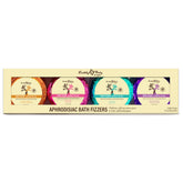 EB Aphrodisiac Bath Fizzers - Scented Bath Bombs - Set of 4 Scents