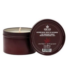 Hemp Seed 3-In-1 Massage Candle- Kashmir Musk
