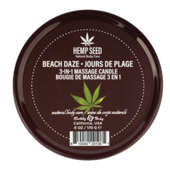 Hemp Seed 3-In-1 Massage Candle Beach Daze