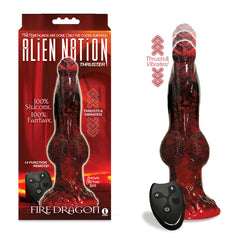 Alien Nation Thrusting Dildo - Fire Dragon