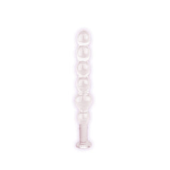 The 9's Glass First Thins Anal Dildo, Elliptical