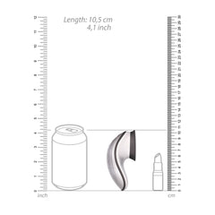 Twitch 1 - Silver Clit Stimulator and Vibrator