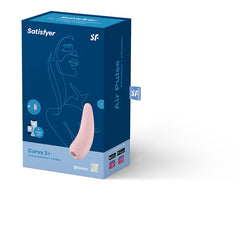 Satisfyer Curvy 2+ Air Pulse Vibrator - Pink