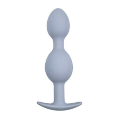 Adam & Eve VIBRA-BALL TRIO - Grey Weighted Anal Training Set of 3 Butt Plugs