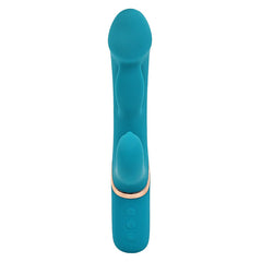 Adam & Eve SIRENS EMBRACE - Teal 24 cm USB Rechargeable Inflatable Rabbit Vibrator