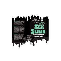 Sex Slime Cum Style Creature Green Water Based Lubricant - 120 ml Bottle