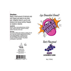 Smack Tarts - Sour Grape Flavoured Lubricant - 120 ml Tube