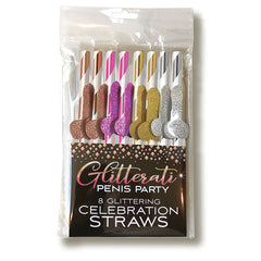 Glitterati Celebration Straws 8 Pack