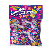 F**K YOU, YOU F**KING F**K! - Bag of 25 - Middle Finger Lollies - Bulk Bag of 25 Party Packs