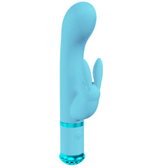 LOVELINE Belle - Rabbit VIbrator - Blue 15.6 cm USB Rechargeable