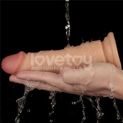 7 Inch Power Basics - Flesh 18 cm USB Rechargeable Vibrating Dong