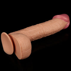 King Size 10.5'' Realistic Giant Dildo - Flesh 26.7 cm Dong