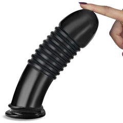 King Sized 8'' Anal Bumper Butt Plug Dildo