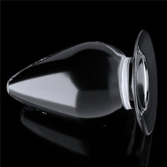Flawless Clear Anal Butt Plug Plug 4.5''