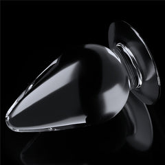 Flawless Clear Anal Butt Plug Plug 4.5''