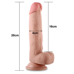 Sliding Skin Dual Layer Flesh 20.5 cm (8'') Dong