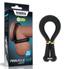 Pinnacle Pro Anyfit Stretcher - Black Adjustable Cock Ring