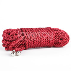 Rebellion Reign Silky Red Bondage Rope - 10 metre length