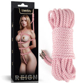 Rebellion Reign Silky Bondage Rope - Pink - Pink Bondage Rope - 10 metre length