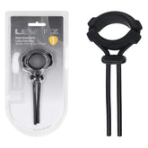 LEVELZ Wide Detachable Adjustable Lasso Cock Ring - Black
