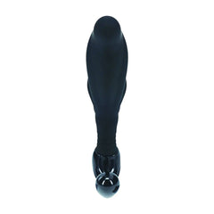 LEVELZ Rippled with Hard Loop Prostate Massager - Black Small