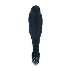LEVELZ Rippled with Hard Loop Prostate Massager - Large Black