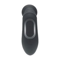 LEVELZ Rechargeable Beaded Prostate Massager - Black USB Rechargeable Heating + Vibrating