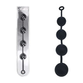 LEVELZ Round Anal Balls - Black 52.5 cm XXL Anal Beads
