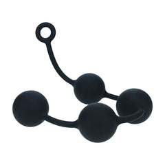 LEVELZ Round Anal Balls - Black 52.5 cm XXL Anal Beads